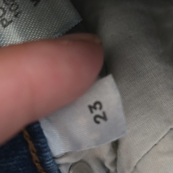 Reformation Harper high rise raw hem Destin wash skinny jeans size 23 - Picture 10 of 11